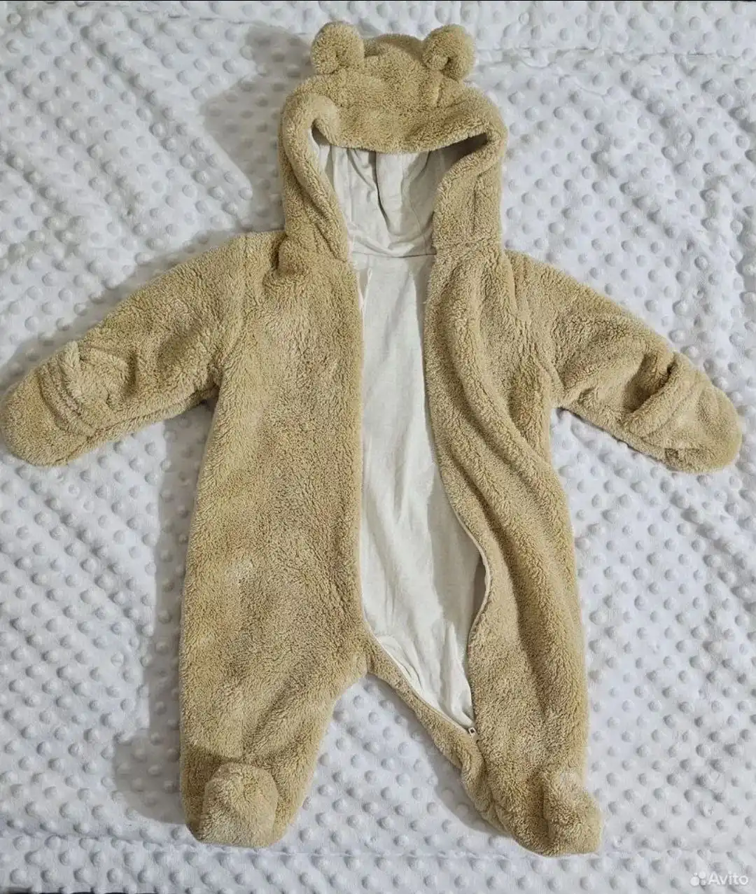 Плюшевый комбинезон утепленный 68 - Детская одежда (Одежда) в Люберцы