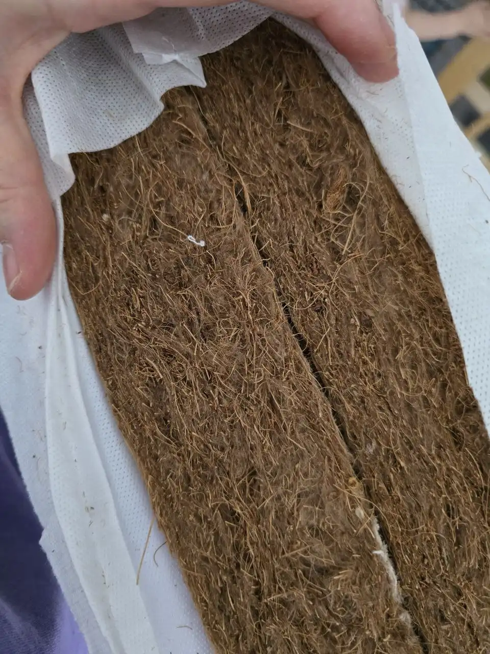 Матрас кокосовый 120×60 с чехлом и наматрасником - Детская мебель (Товары для детей) в Люберцы