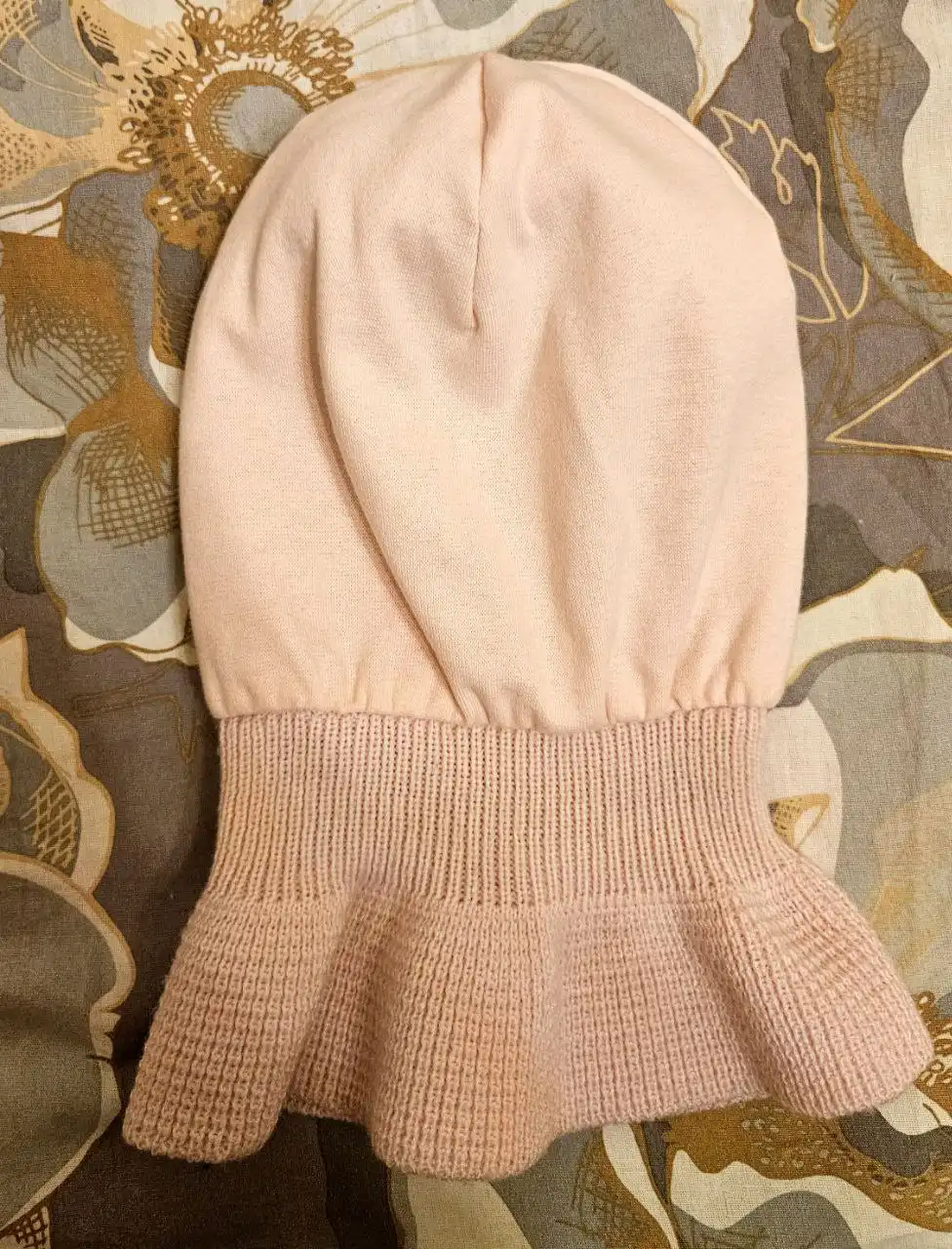 Шапка-шлем детская с помпонами, розовая - Головные уборы (Товары для детей) в Люберцы