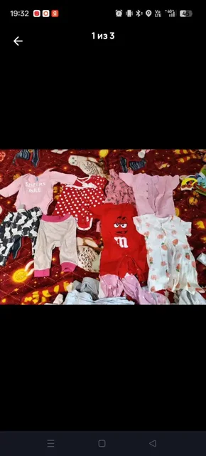 Пакеты вещей на девочку от 62 до 68 см - Видеоняни в Некрасовка, Люберцы