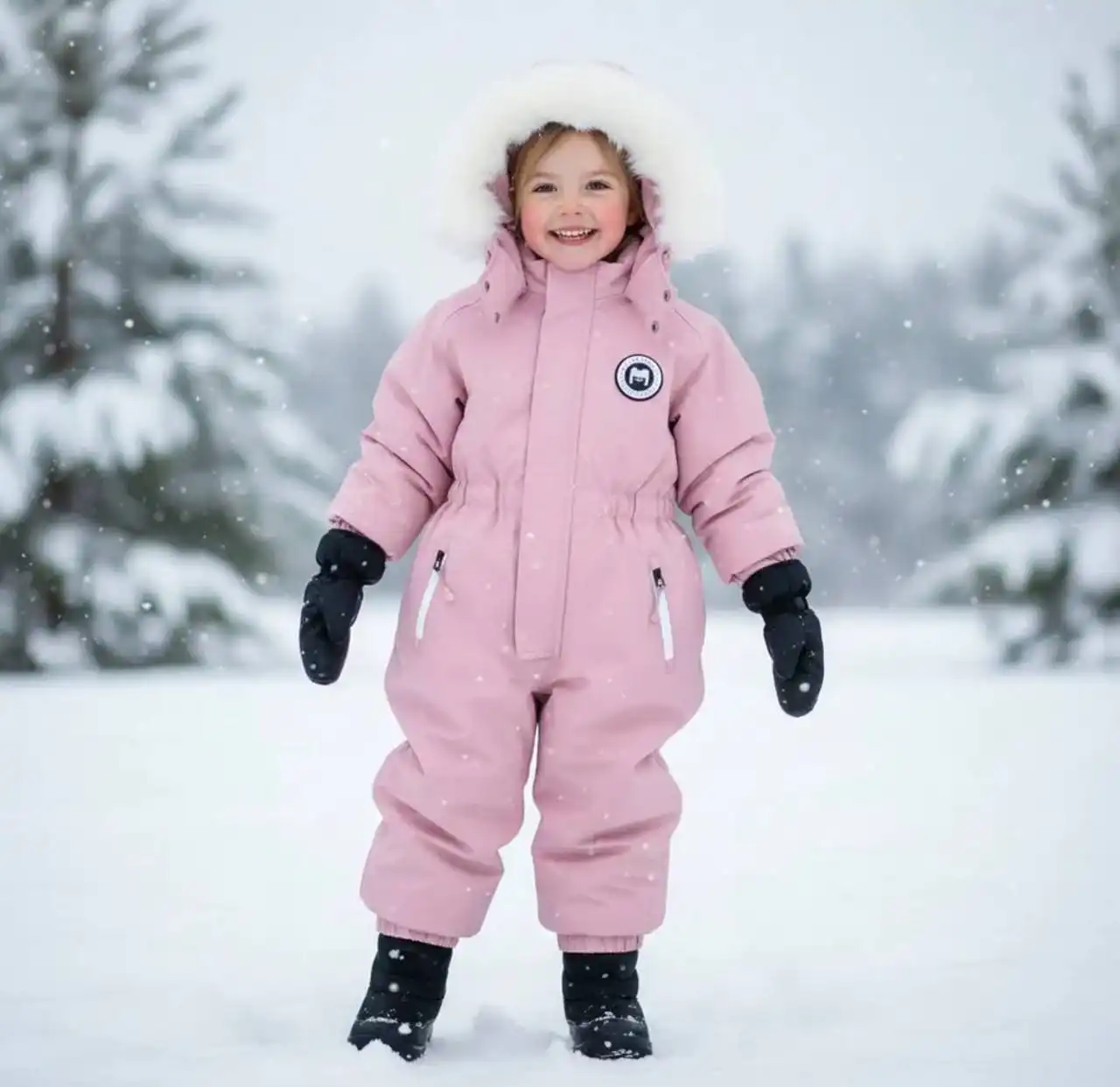 Комбинезон на девочку новый утепленный - Одежда (Товары для детей) в Люберцы