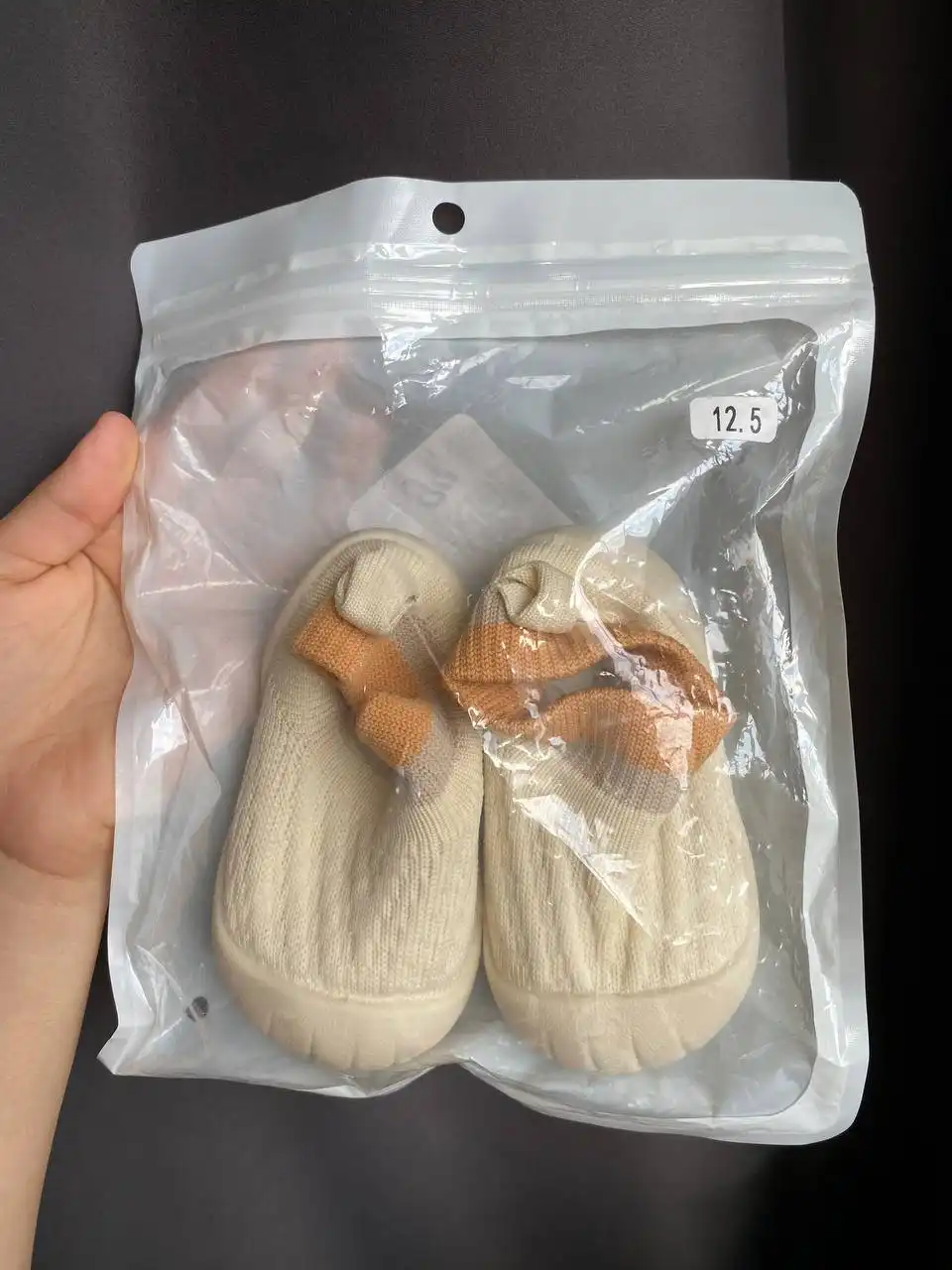 Новые пинетки с подошвой 12,5 см - Обувь для детей (Товары для детей) в Люберцы