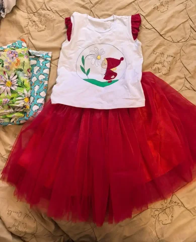 Комплект юбка и футболка с вышивкой - Вечерняя одежда в Люберцы