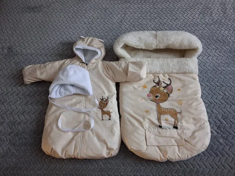 Конверт на выписку и прогулку из овечьего меха - Транспорт для детей в Люберцы