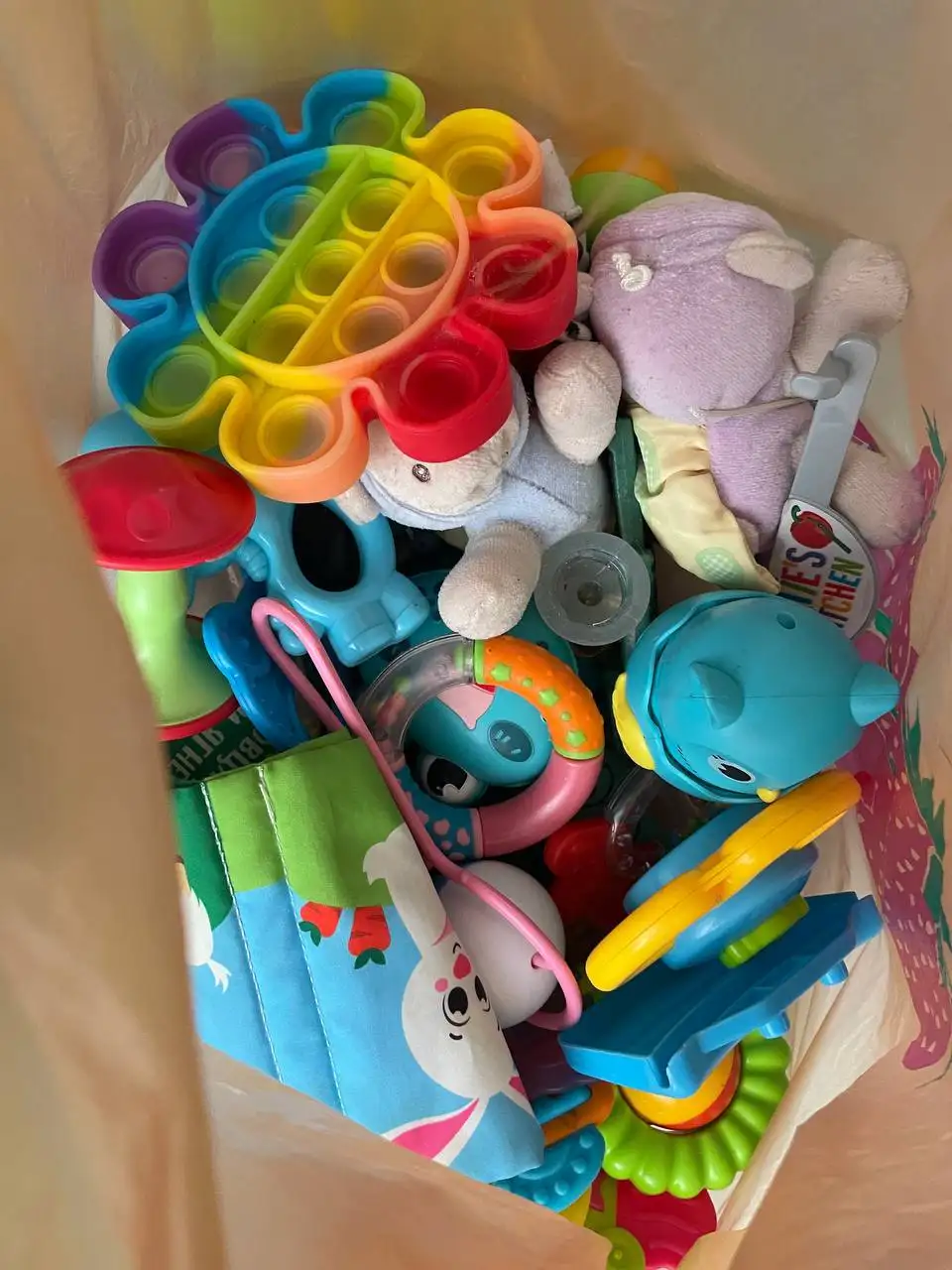 Пакет детских игрушек: погремушки, пирамидки, музыкальные игрушки - Товары для детей в Некрасовка
