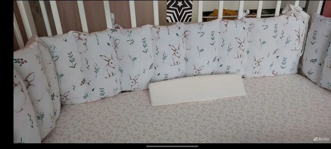 Бортики в кроватку, одеяло и подушка в идеальном состоянии - Детская постель (Товары для детей) в Люберцы