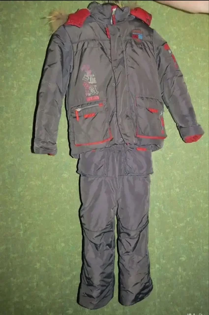 Куртка+комбенизон Пулка б/у размер 128 - Брюки в Москва