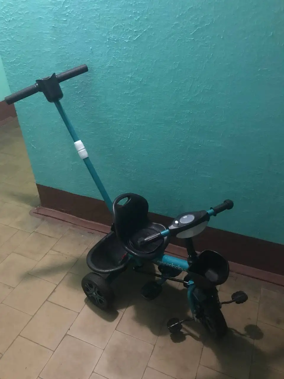 Велосипед трехколесный детский Amarobaby с ручкой управления - Транспорт для детей (Товары для детей) в Люберцы