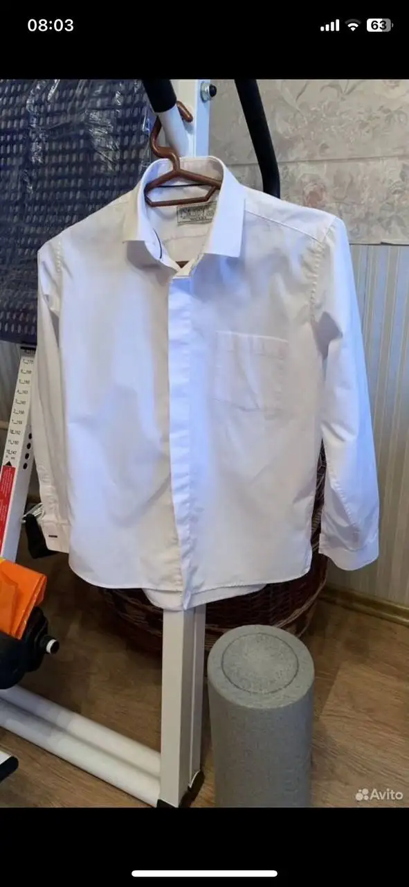 Сорочка детская на 7-8 лет, хлопок-вискоза - Детская одежда (Одежда) в Некрасовка