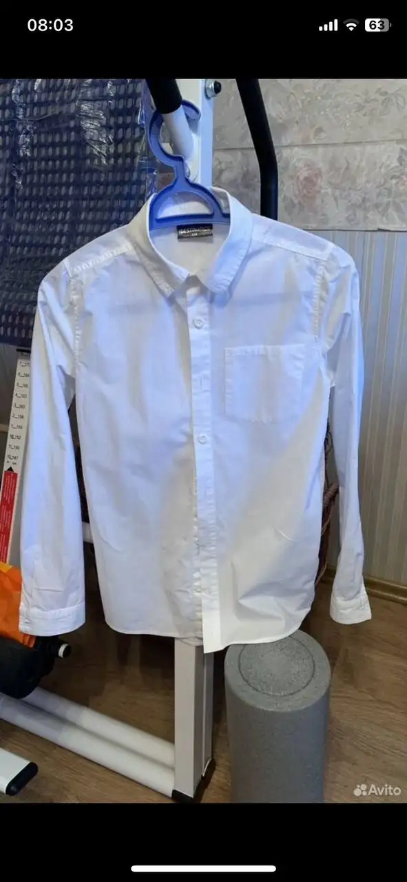 Сорочка детская на 7-8 лет, хлопок-вискоза - Детская одежда (Одежда) в Некрасовка