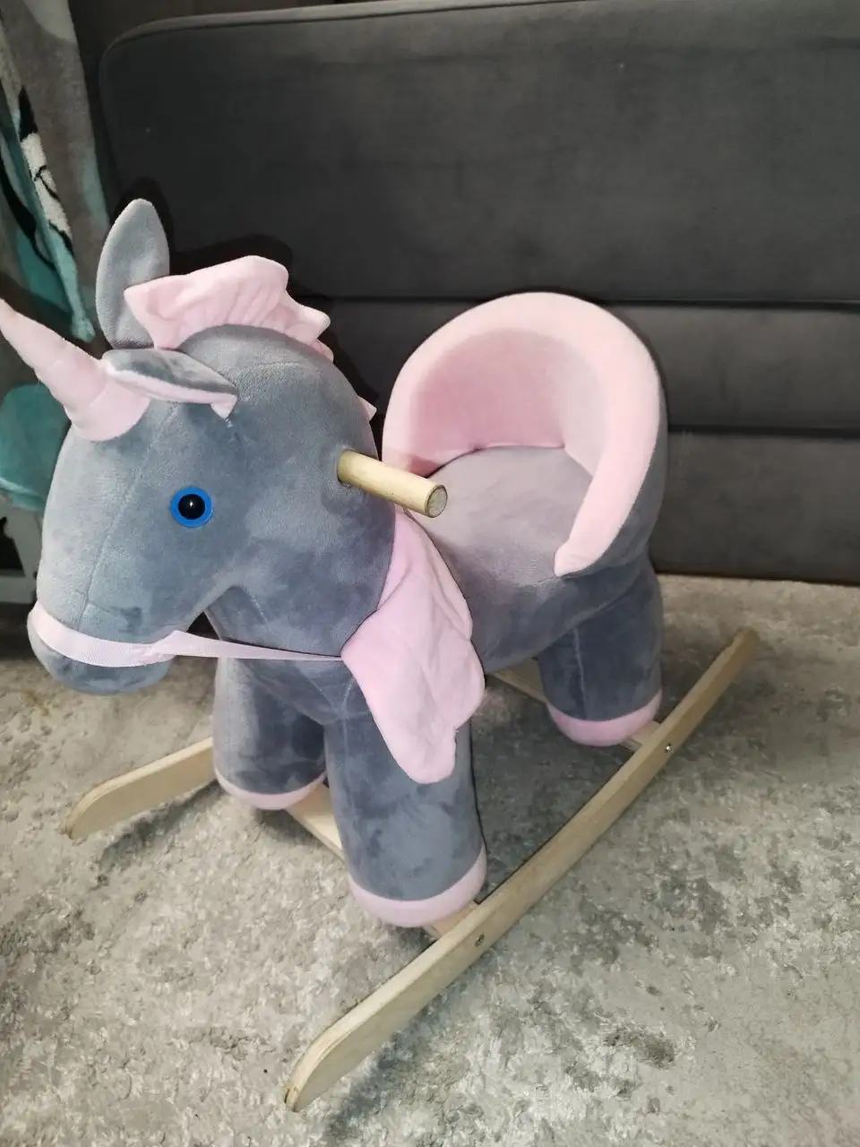 Единорог качалка со спинкой - Игрушки (Товары для детей) в Люберцы