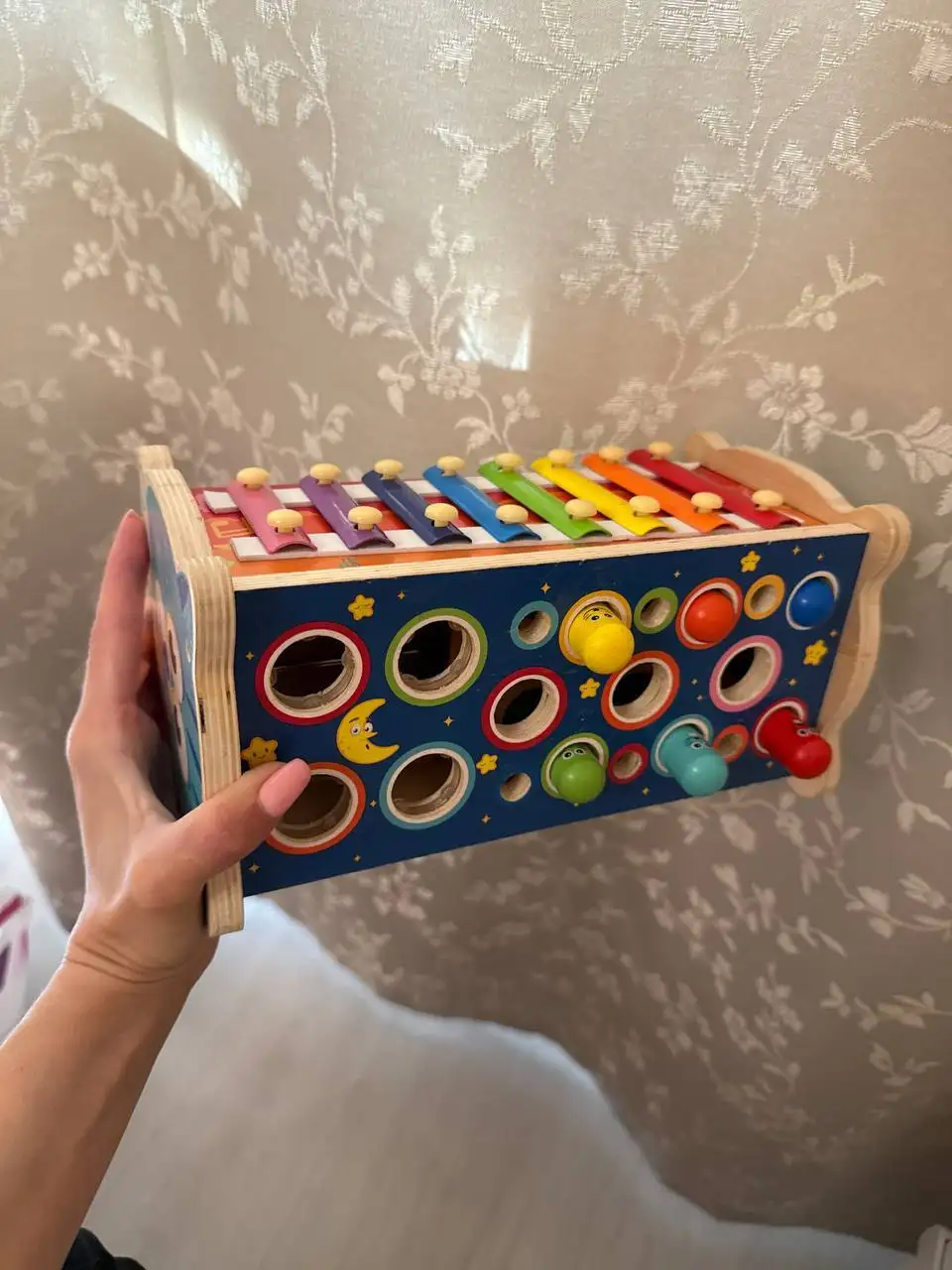 Деревянная четырехгранная игрушка - Барахолка в Люберцы