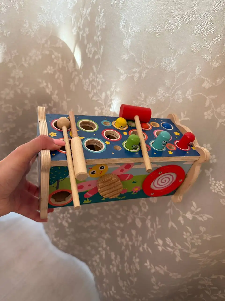 Деревянная четырехгранная игрушка - Барахолка в Люберцы