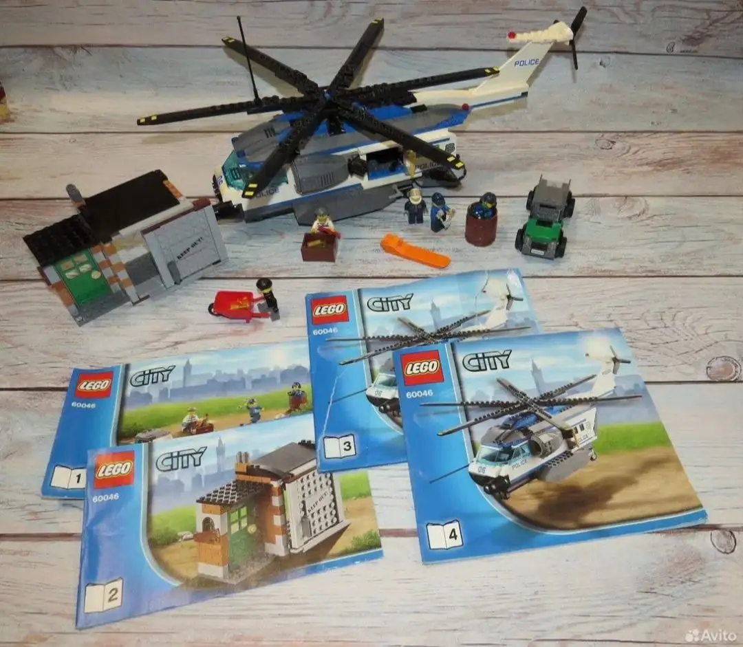 Конструктор Лего Сити 60046 "Вертолётный патруль" - Конструкторы (Товары для детей) в Люберцы