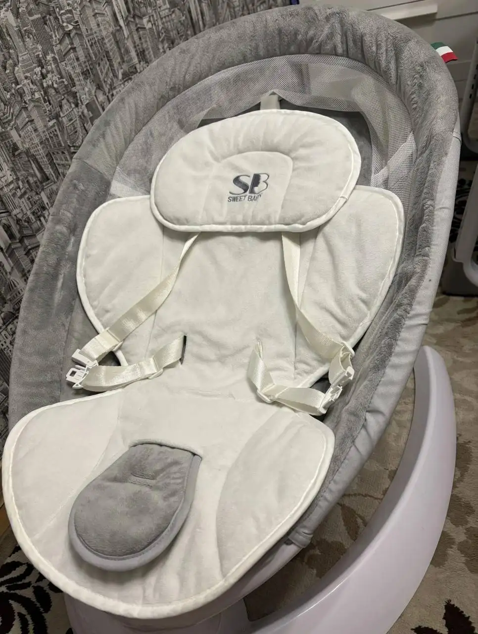 Детская качалка с укачиванием и белым шумом - Детская мебель и аксессуары (Товары для детей) в Люберцы