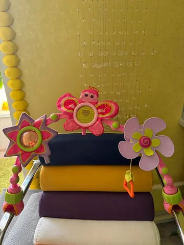 Детская перекладина развивающая на коляску, кроватку - Бутылочки в Люберцы