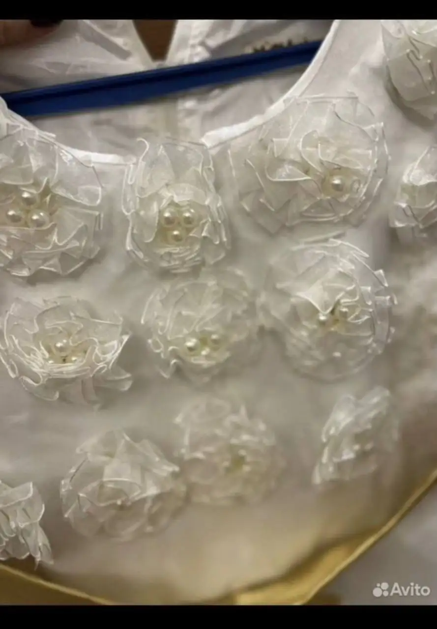 Белое платье новое для фотосессии, праздника Размер 112 - Детская одежда (Одежда) в Некрасовка