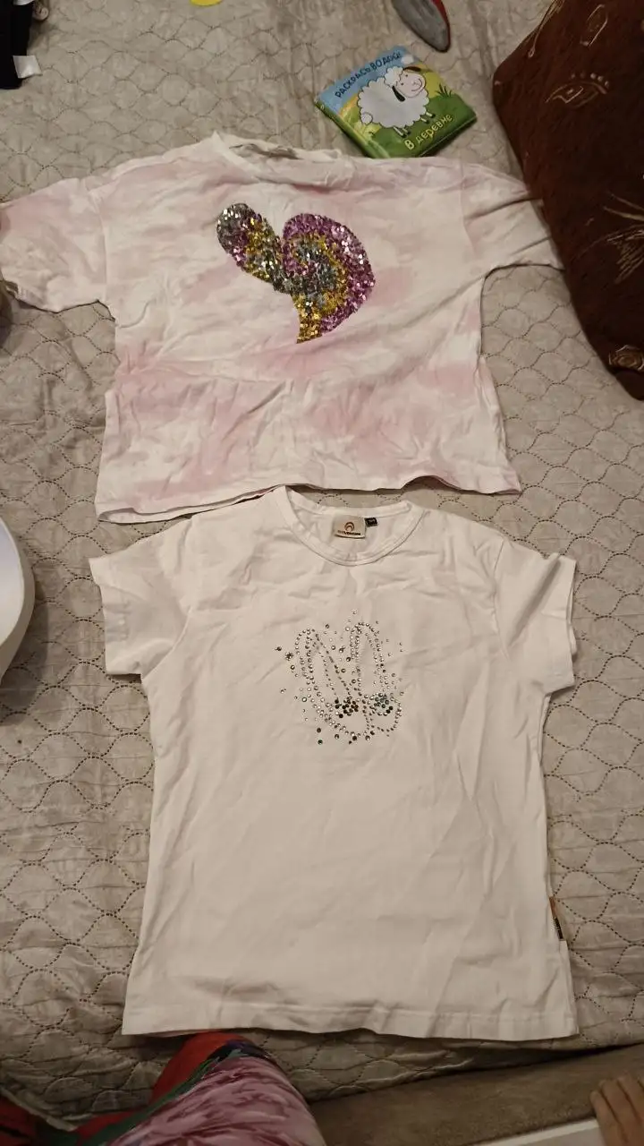 Детская одежда: розовая и белая кофты - Детская одежда (Одежда) в Люберцы