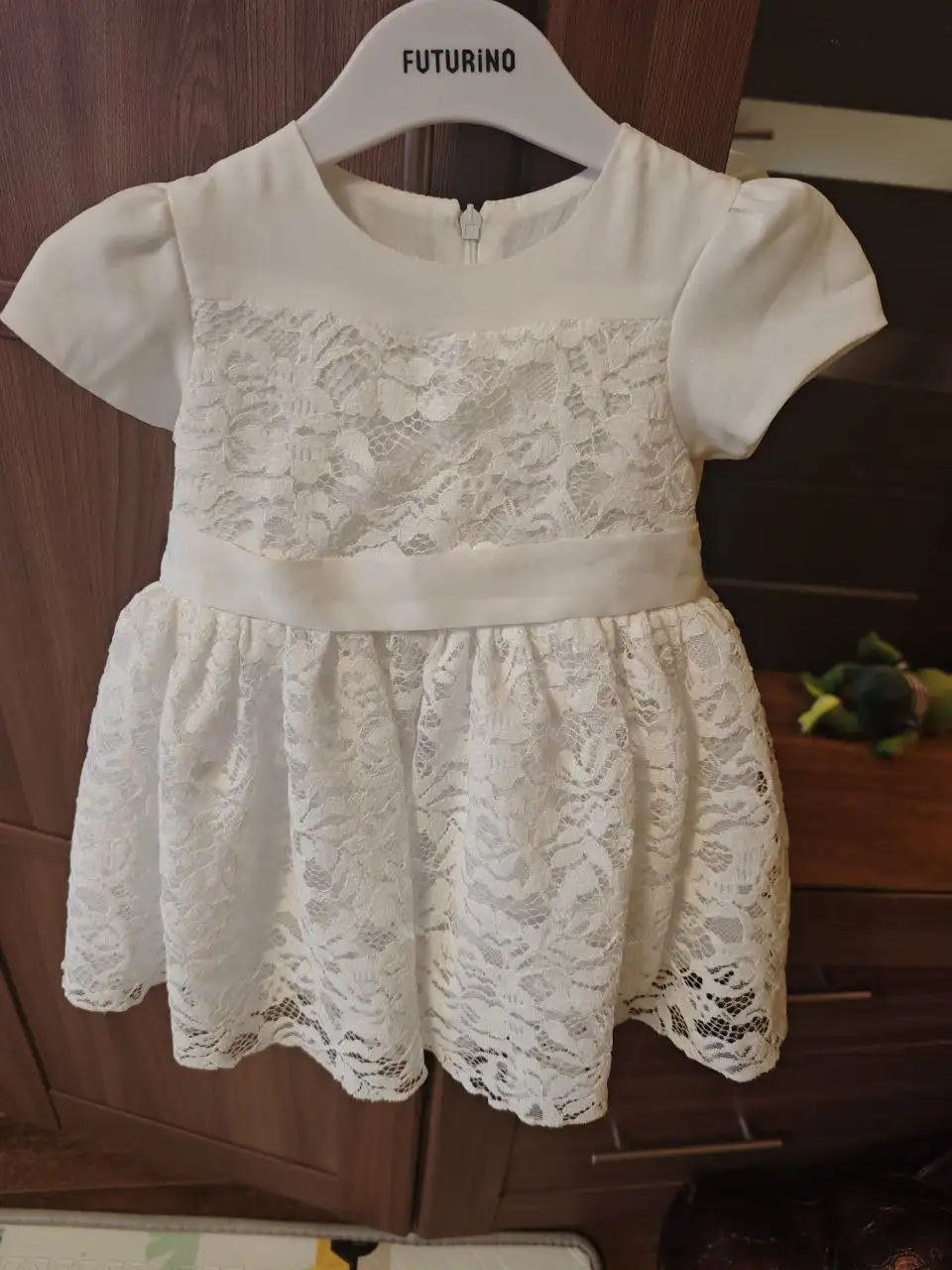 Платье с кружевом, 74-80 - Детская одежда (Одежда) в Люберцы