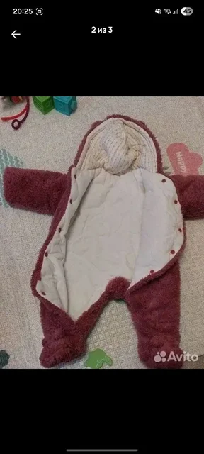 Утепленный комбинезон 74 размера - Товары для детей в Некрасовка