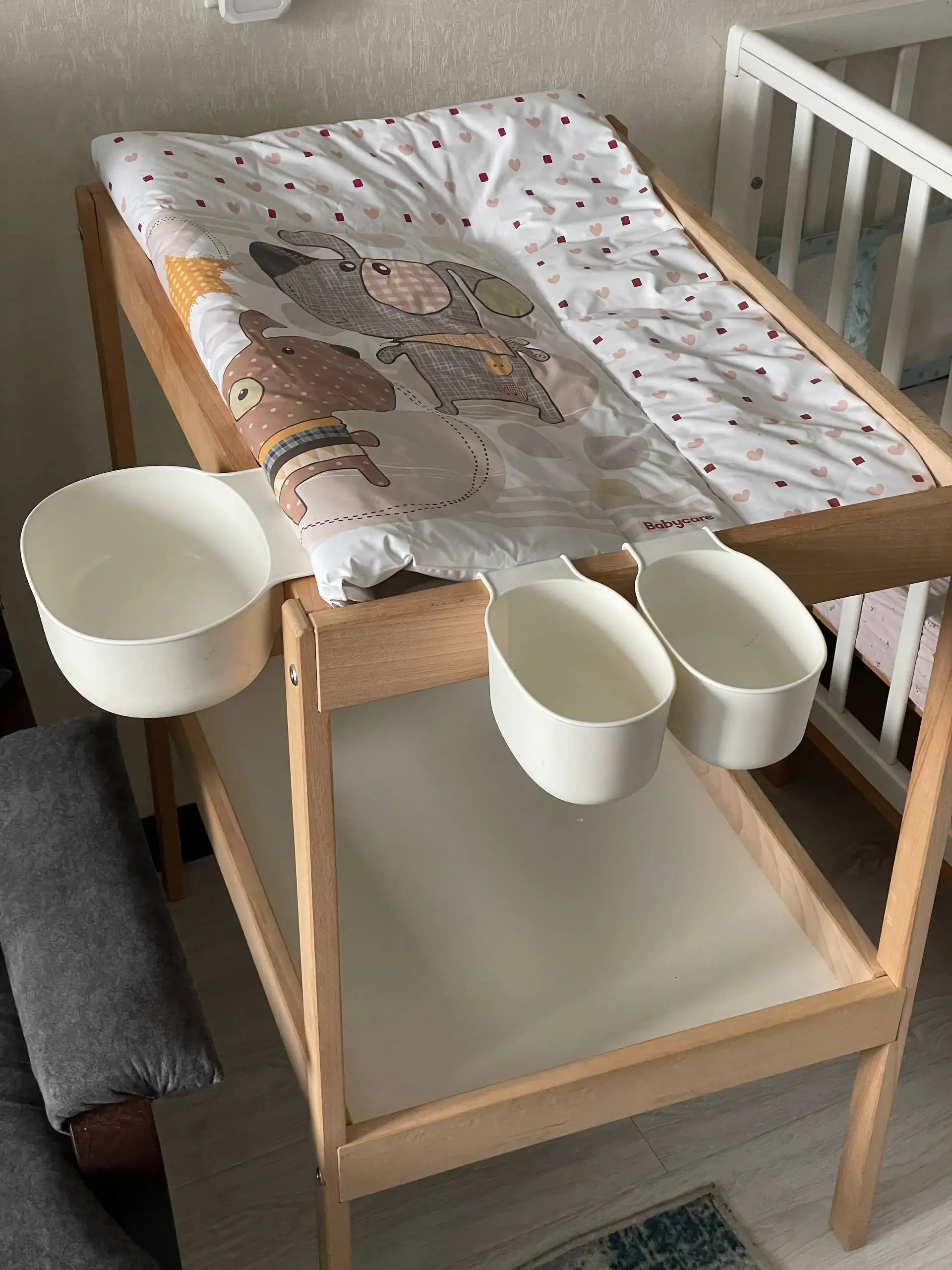 Пеленальный столик ИКЕА с матрасиком и органайзерами - Пеленальные столики (Товары для детей) в Люберцы