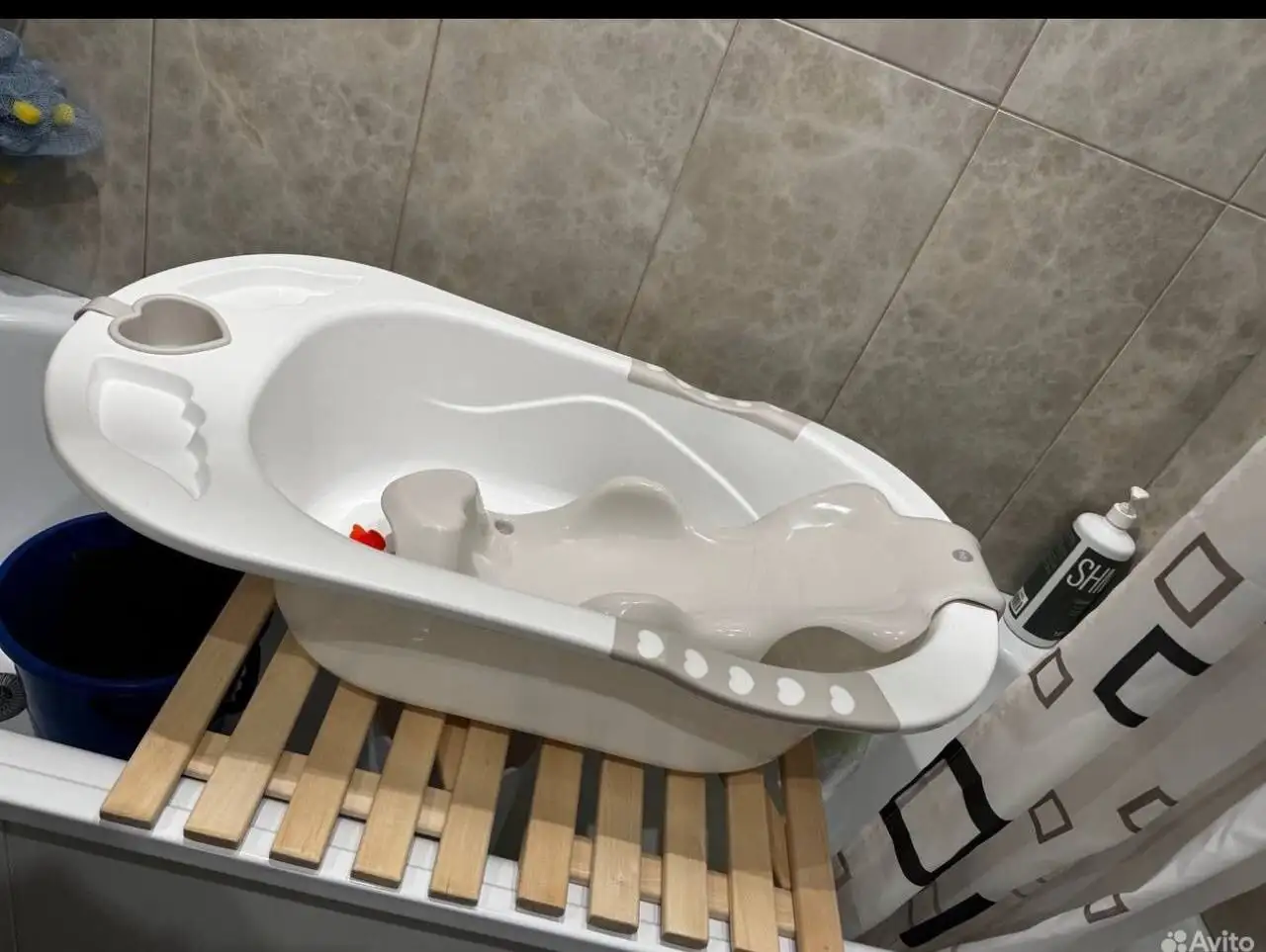 Ванна с горкой Happy Baby с досками - Детские ванночки (Товары для детей) в Некрасовка