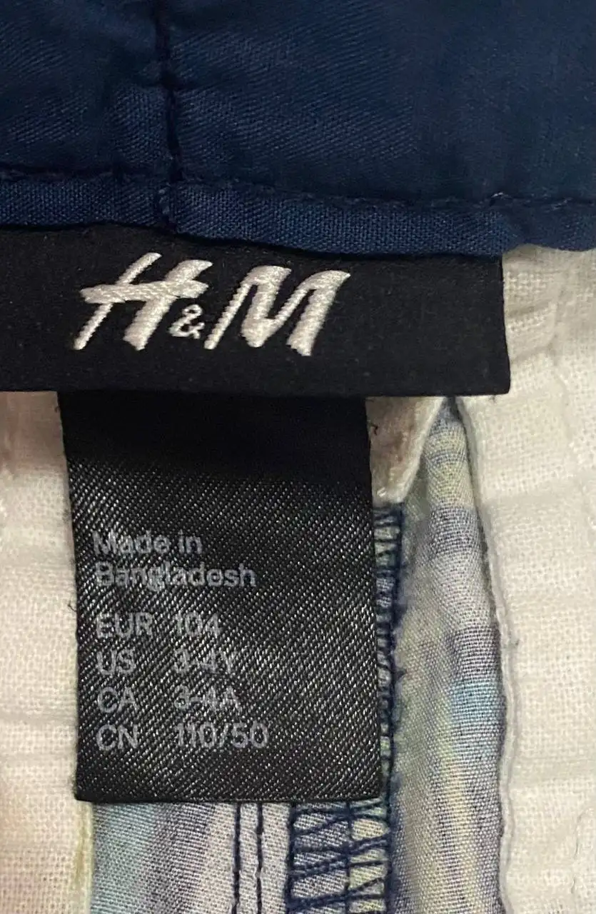 Продам детские шорты H&M 3-5 лет - Одежда (Товары для детей) в Некрасовка