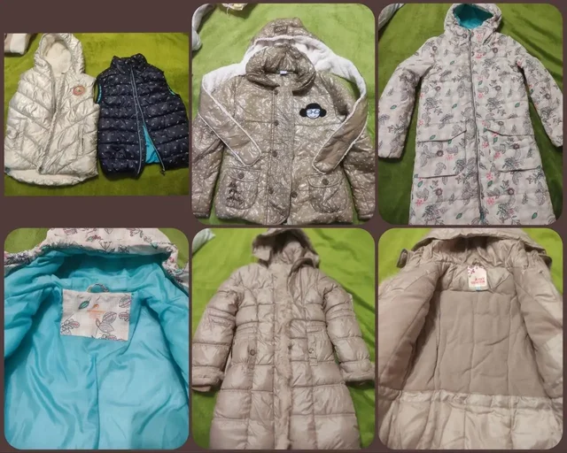 Детская одежда: жилетки, куртка и пальто - частное объявление в Некрасовка