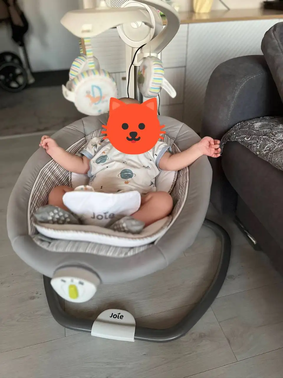 Электронные качели Joie Serina Swivel Nature's Alphabet - Качели, шезлонги (Товары для детей) в Люберцы