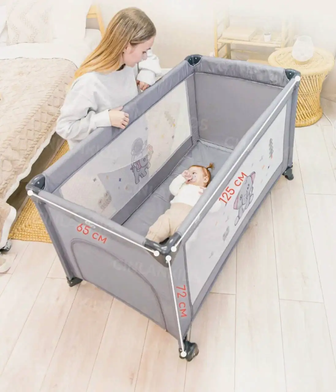 Манеж-кроватка складной новый - Манежи и кроватки (Товары для детей) в Люберцы