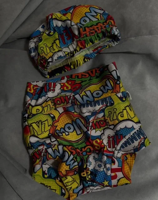 Комплект для плавания (шапочка и трусики-плавки) для детей от 6 месяцев до 2 лет - Одежда для плавания в Люберцы