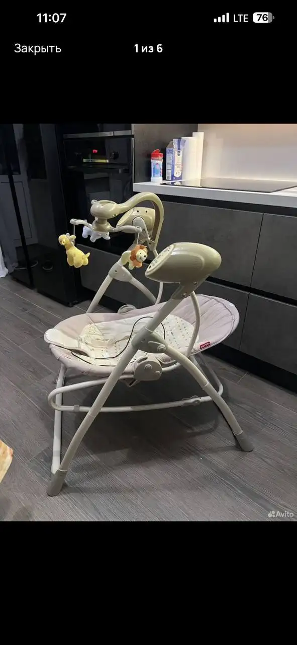 Качельки Carrello музыкальные со столиком - Качели детские (Товары для детей) в Люберцы