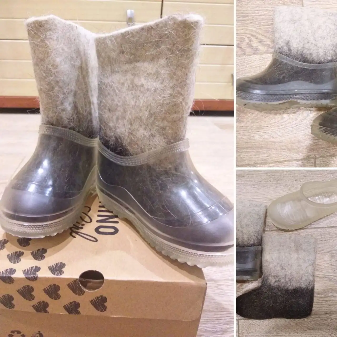 Детские валенки с галошами размер 20-21 - Обувь (Товары для детей) в Некрасовка