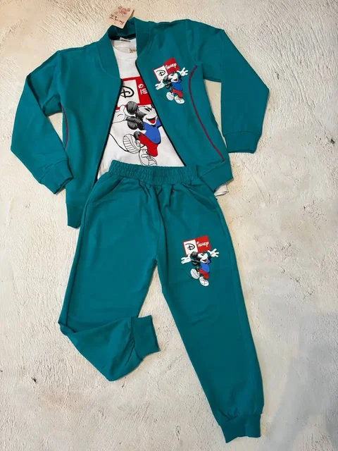 Костюм детский тройка Турция хлопок 100% - Детская одежда в Некрасовка