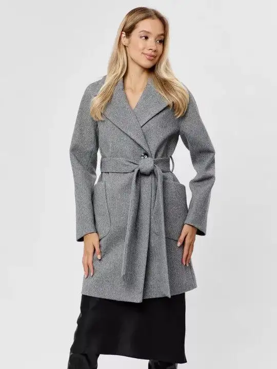 Демисезонное женское пальто размер 44 - Верхняя одежда (Одежда) в Люберцы