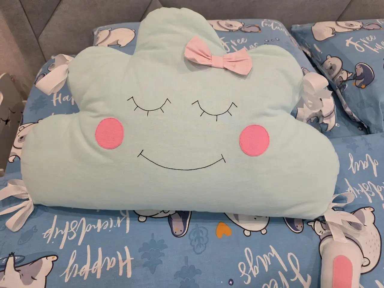 Два бортика в кроватку - Бортики для кроватки (Товары для детей) в Люберцы