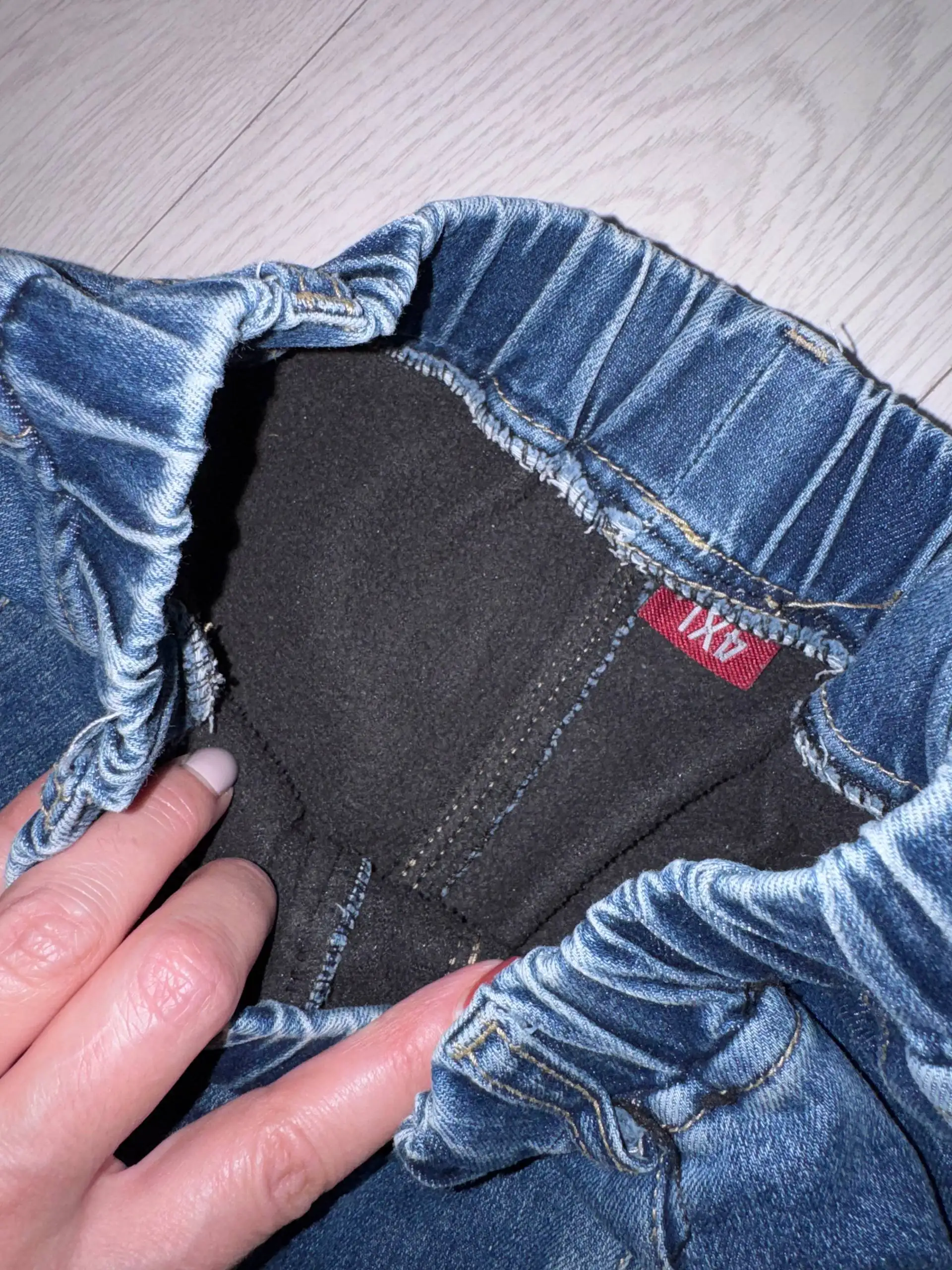 Джинсы с начесом для девочки 10-12 лет - Джинсы (Одежда) в Люберцы