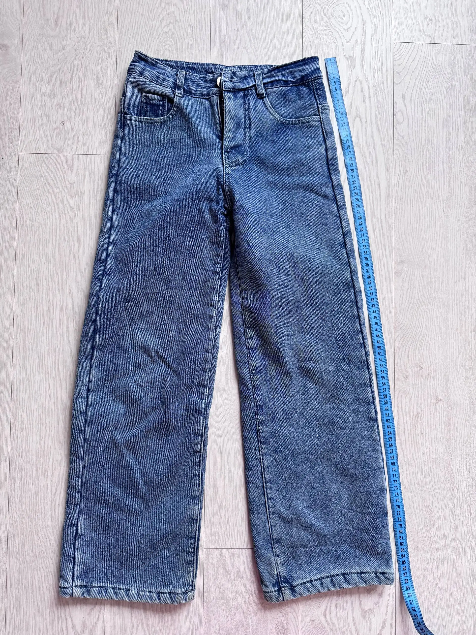 Джинсы с начесом для девочки 10-12 лет - Детская одежда (Одежда) в Некрасовка