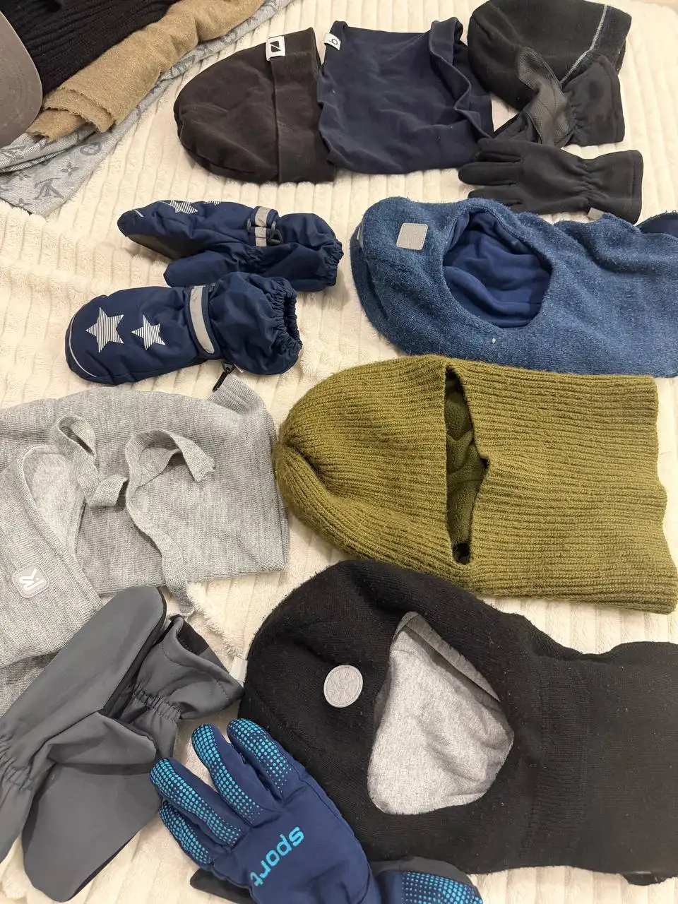 Детские шапки, шарфы и снуды мешком - Одежда (Товары для детей) в Люберцы