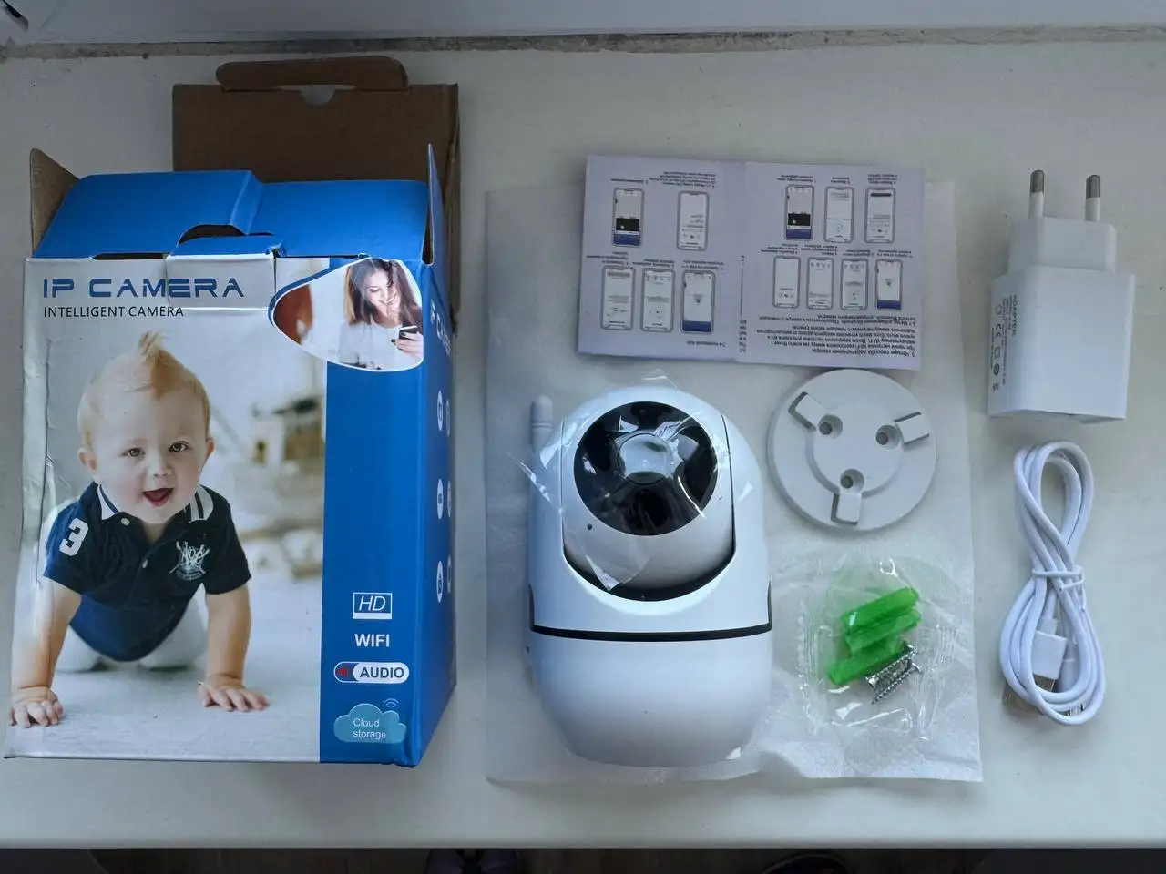 Видеоняня с поворотом 360° и двусторонней связью - Электроника в Люберцы