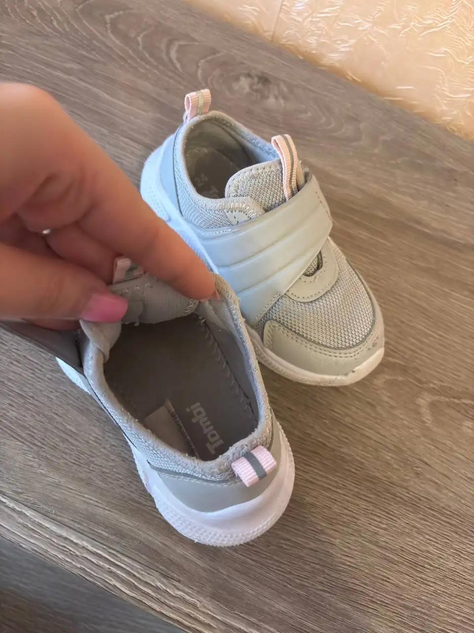 Детские полуботинки Tombi серого цвета, размер 24 - Обувь (Товары для детей) в Некрасовка