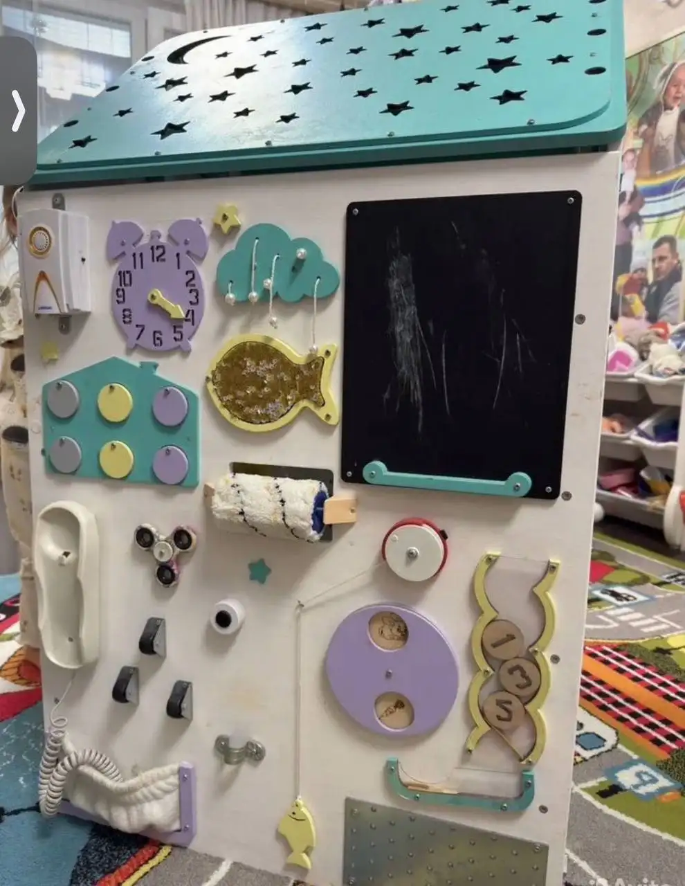 Бизидом детский большой 100см со светом и звонком - Развивающие игрушки (Товары для детей) в Некрасовка