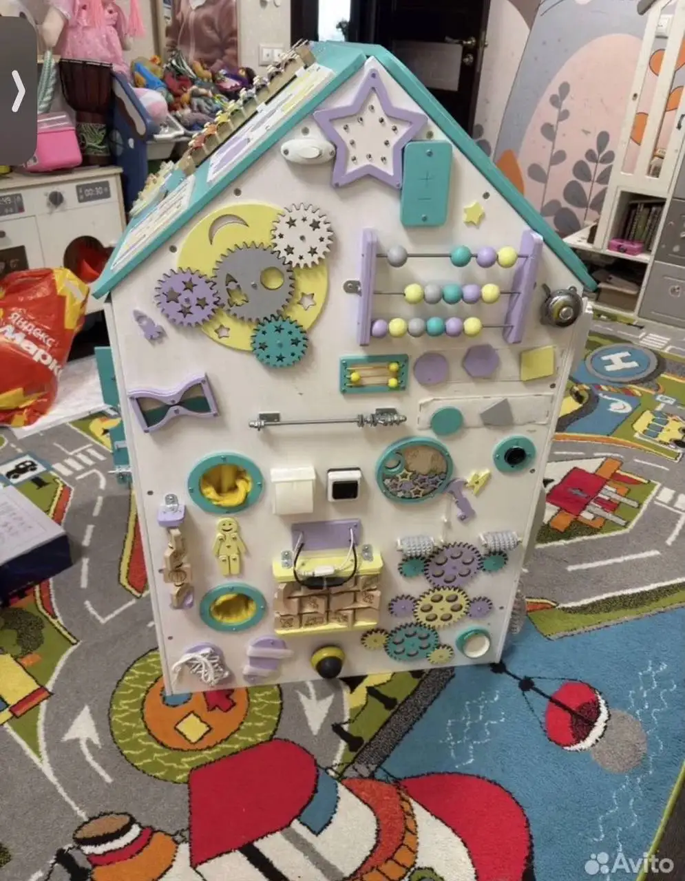 Бизидом детский большой 100см со светом и звонком - Развивающие игрушки (Товары для детей) в Некрасовка