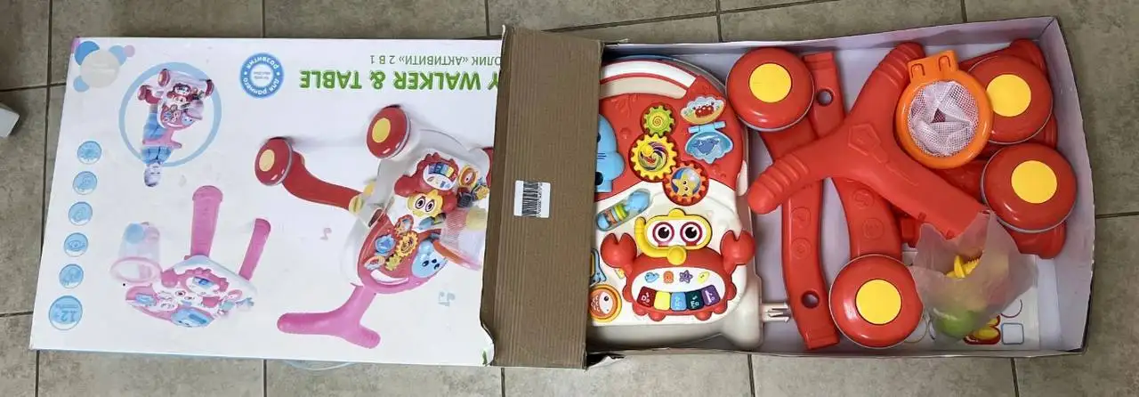 Ходунки BabyGo 2в1 Ходунки+Столик - Ходунки (Товары для детей) в Люберцы