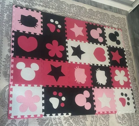 Коврик-пазл для ползания с дополнительными пазлами - Каталки в Люберцы