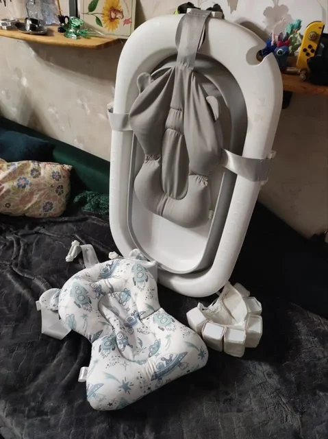 Детская складная ванночка для новорождённых - Товары для купания в Некрасовка