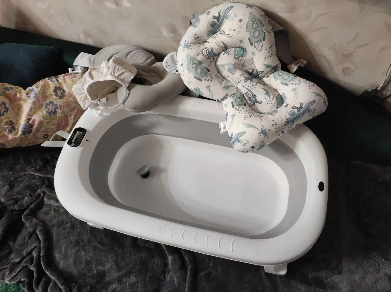 Детская складная ванночка для новорождённых - Товары для купания (Товары для детей) в Некрасовка