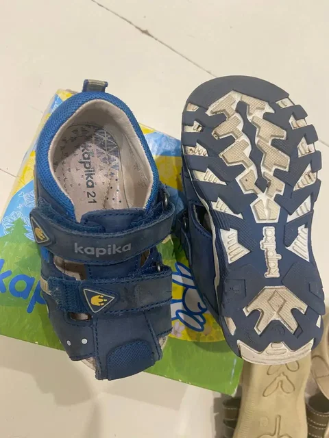 Кожаные сандалии, размер 21 - Автокресла и автолюльки в Некрасовка