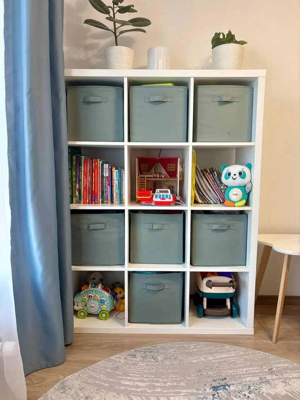 Стеллаж IKEA Каллакс 12 ячеек белый - Для дома и дачи в Люберцы