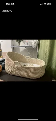 Вязаная люлька с матрасиком - Грелка в Люберцы